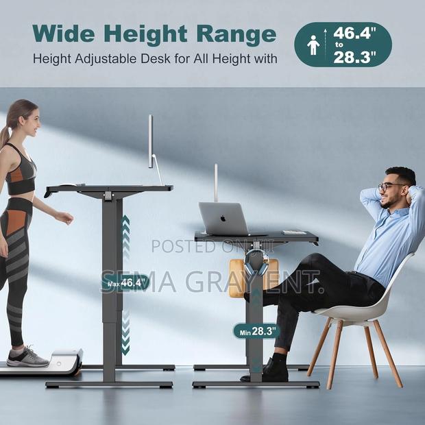 Electric Height Adjustable Computer Desk for Home Office · Photo 5