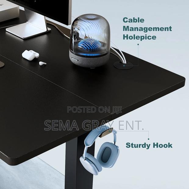Electric Height Adjustable Computer Desk for Home Office · Photo 8