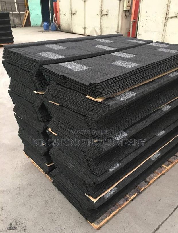 Bulk Black Shingle Euro Roofing Tiles · Photo 1