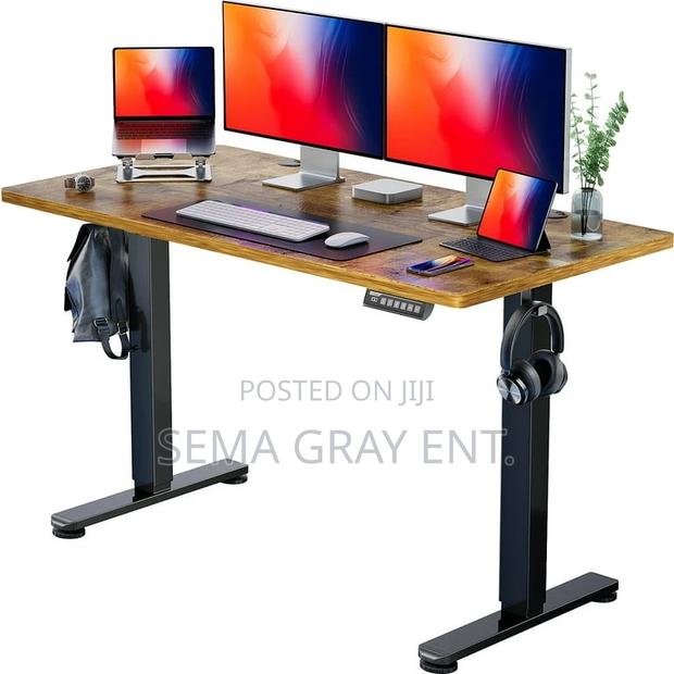 Electric Height Adjustable Computer Desk for Home Office · Photo 2