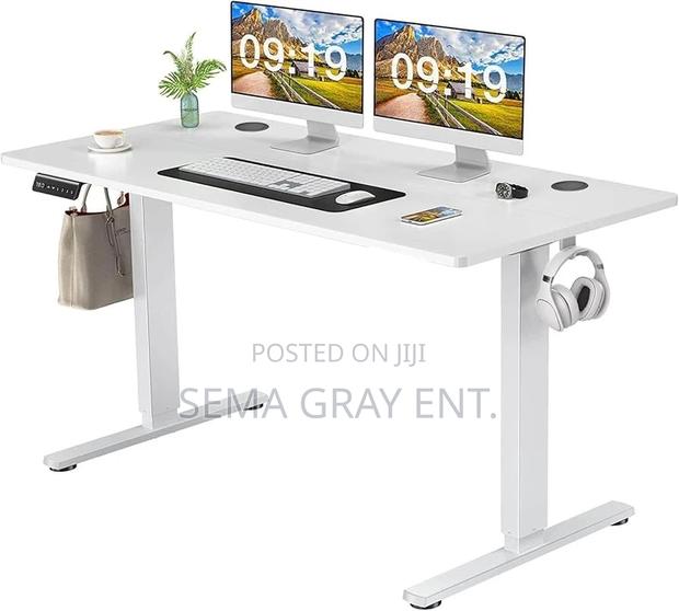 Electric Height Adjustable Computer Desk for Home Office · Photo 3