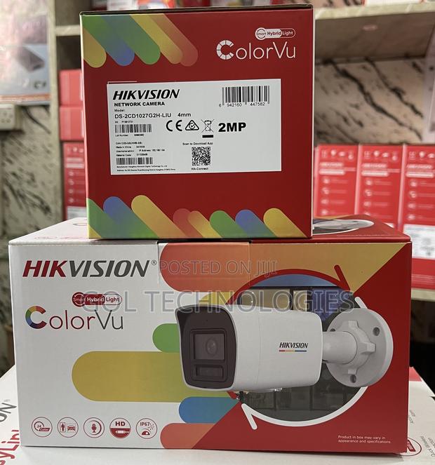 Hikvision 2mp Ip Network Camera Ds-2cd1027g2h-Liu 4mm Bullet Colorvu · Photo 1