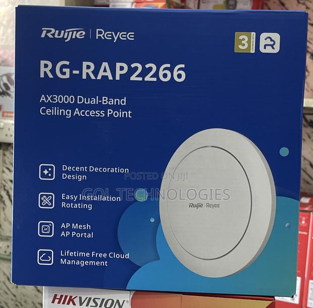 Ax3000 Dual-Band Ceiling Access Point Rg-Rap2266 Ruffe | Reyce · Photo 1