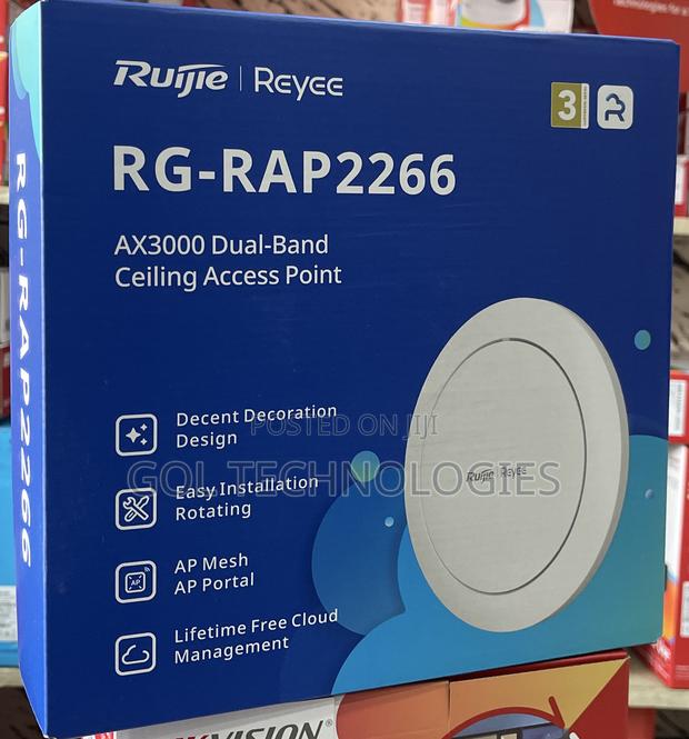 Ax3000 Dual-Band Ceiling Access Point Rg-Rap2266 Ruffe | Reyce · Photo 2