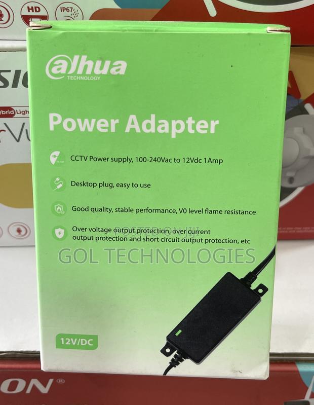 Power Adapter 12v 1ah CCTV Power Supply, 100-240vac to 12vdc 1amp · Photo 1