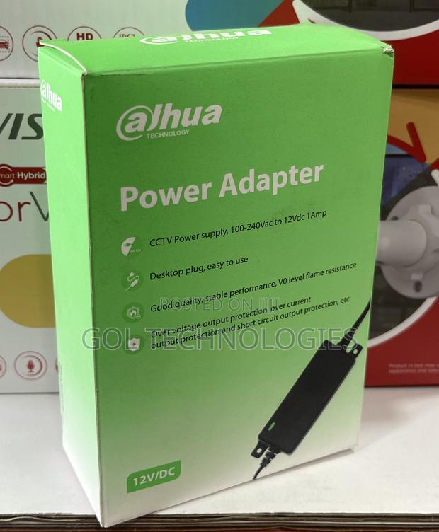 Power Adapter 12v 1ah CCTV Power Supply, 100-240vac to 12vdc 1amp · Photo 2