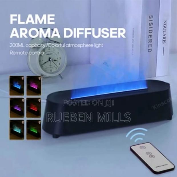 2/4/6 Timer Seven Coloured Flame Essential Oil Diffuser · Photo 1