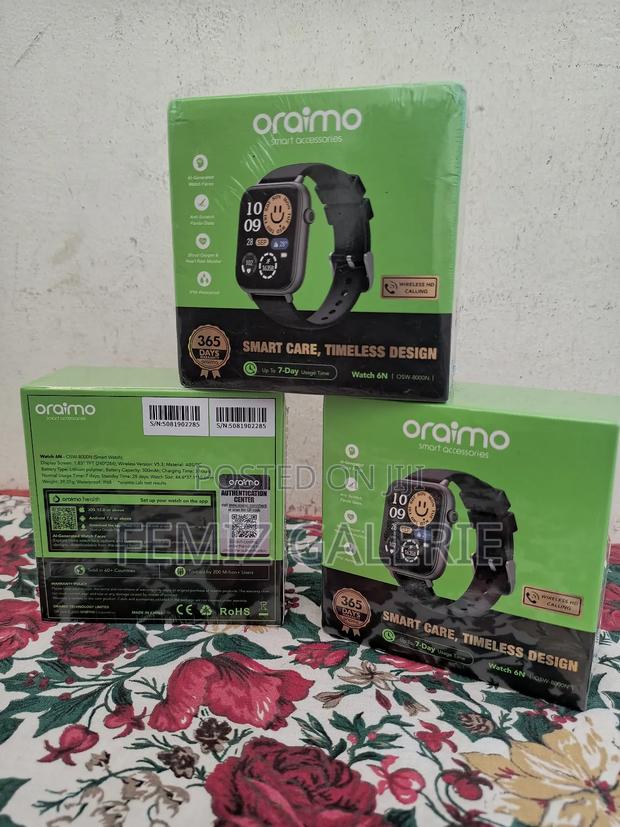 Oraimo Watch 6n 1.83'' Full Touch Color Screen Smart Watch · Photo 1