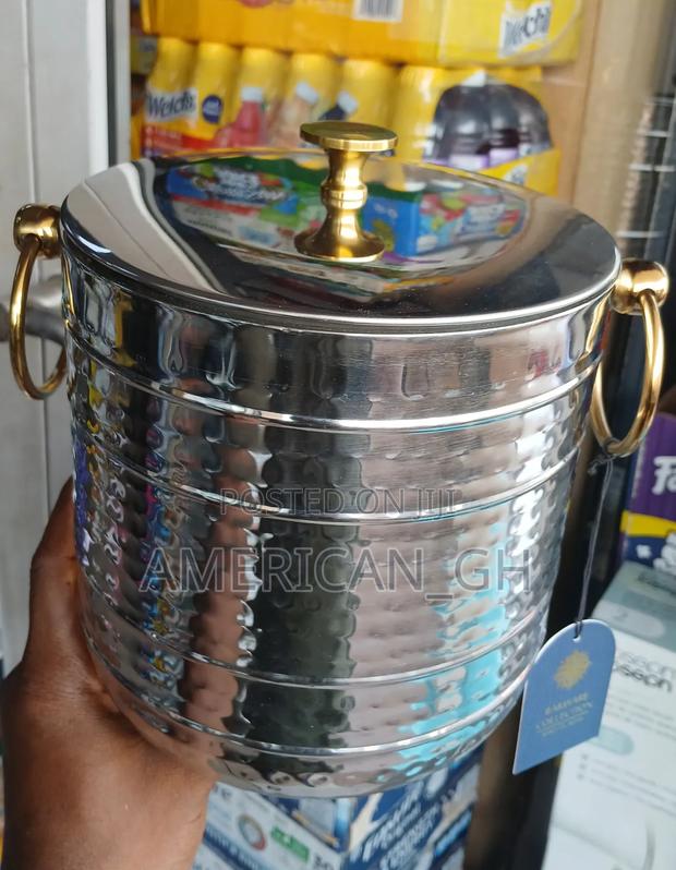 Gold and Silver Ice Bucket · Photo 1