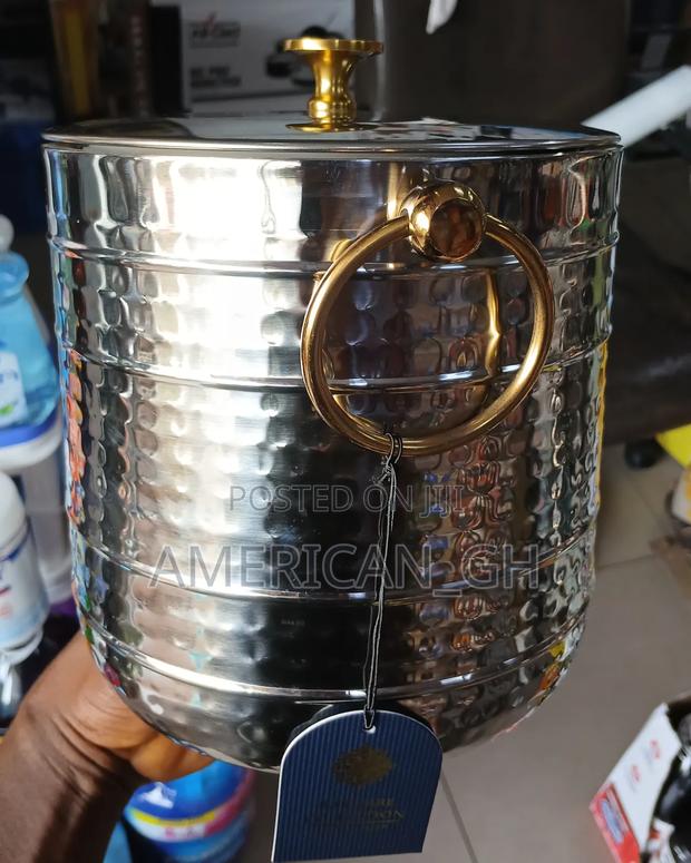 Gold and Silver Ice Bucket · Photo 2