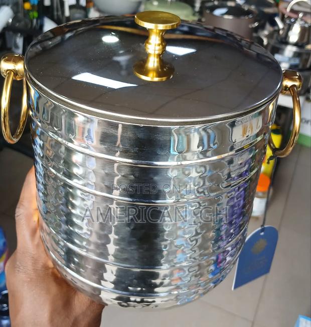Gold and Silver Ice Bucket · Photo 3