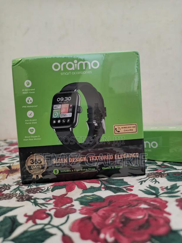Oraimo Watch 6 Nano 1.52" TFT Full Touch Smart Watch · Photo 1