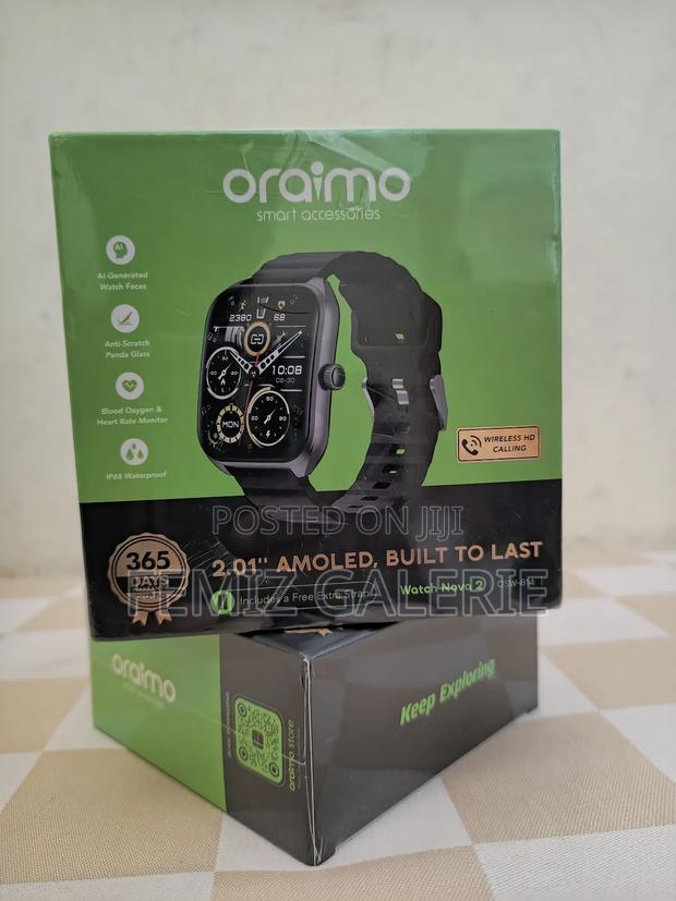 Oraimo Watch Nova 2 2.01" Amoled Ip68 Curved Touchscreen Smart Watch · Photo 1