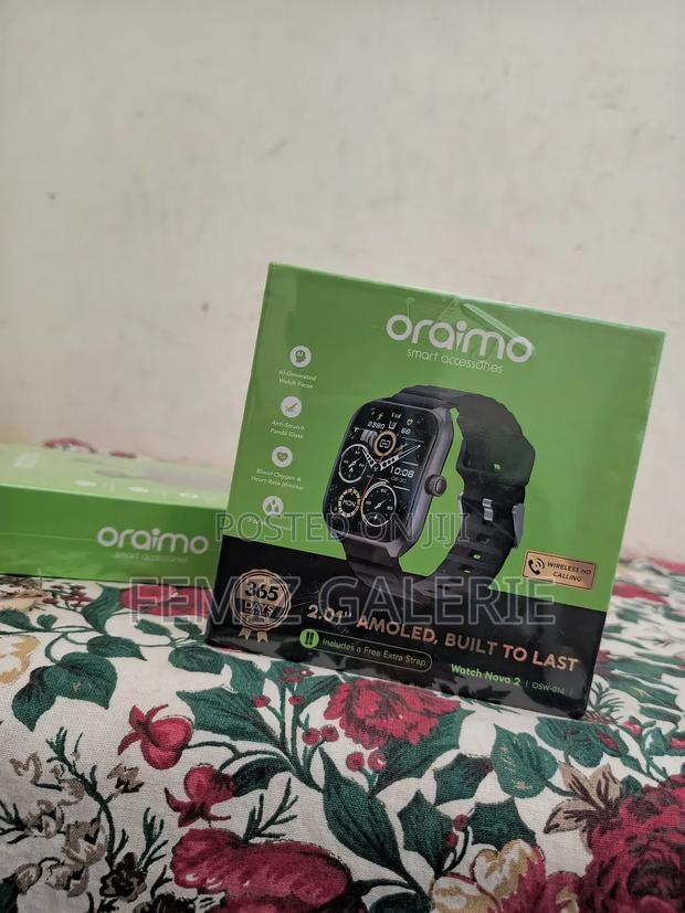 Oraimo Watch Nova 2 2.01" Amoled Ip68 Curved Touchscreen Smart Watch · Photo 1