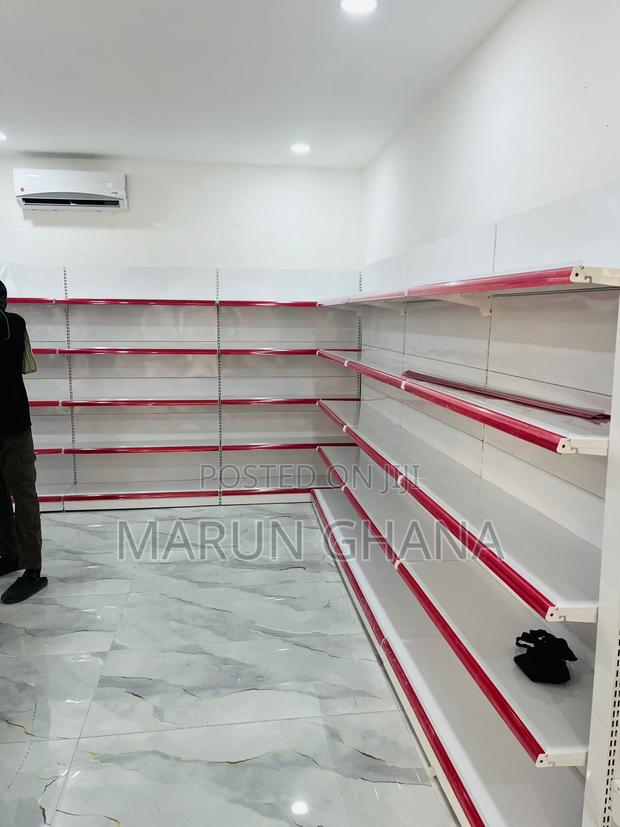 Supermarket Single Sided Wall Unit Racks Shelves · Photo 1