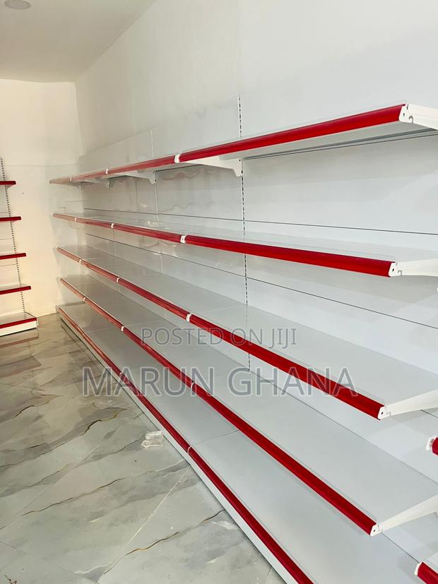 Pharmacy Single Sided Wall Unit Racks Shelves · Photo 1