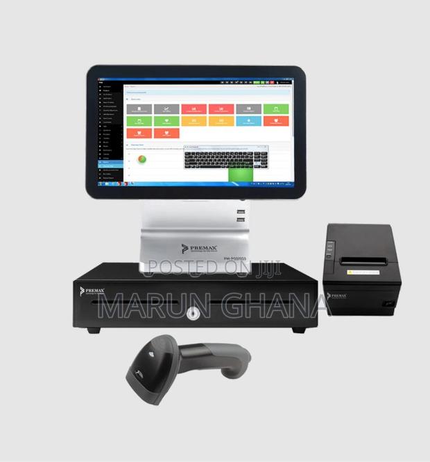 Pos Complete Set Dual Screen With Printer, Scanner Cash Drawer · Photo 1
