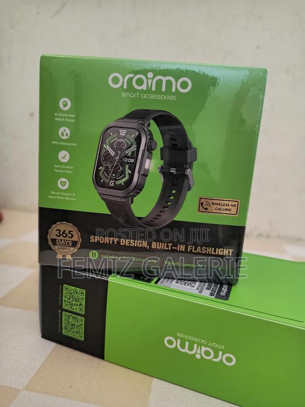 Oraimo Watch Lumos N 2.01'' Hd Display Ip68 Smart Watch · Photo 1