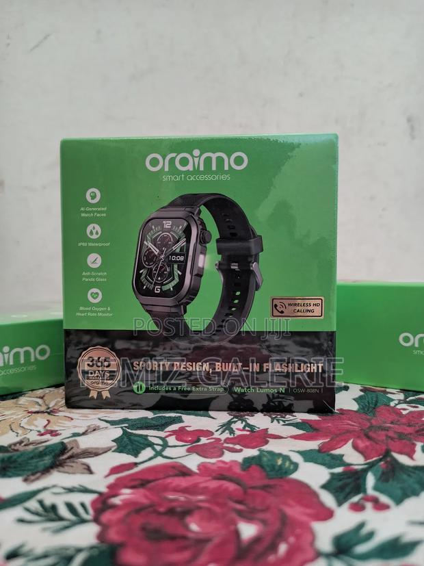 Oraimo Watch Lumos N 2.01'' Hd Display Ip68 Smart Watch · Photo 1