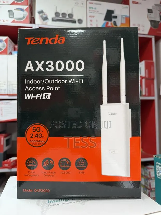 Tenda OAP3000 WiFi 6 AX3000 Outdoor AP Dual-Band Gigabit Wireless · Photo 1