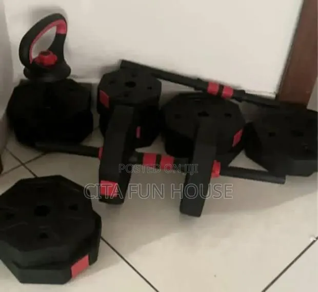 15kg Adjustable Dumbells With Kettlebell Set · Photo 1