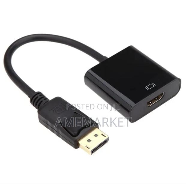 Displayport to Hdmi Adapter , Pc Dp 1.2 Male to Hdmi 1.4 Female · Photo 1