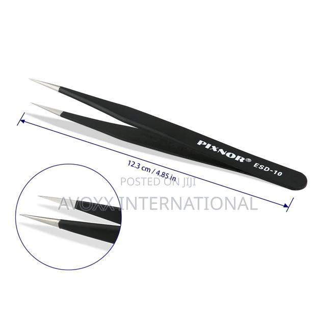 Pixnor Precision Tweezer Set - 7pcs Anti-static Tweezers Set S.Stel · Photo 3