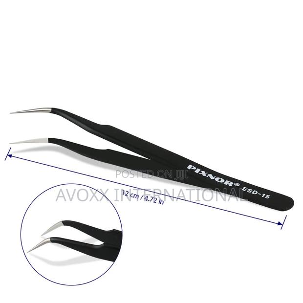 Pixnor Precision Tweezer Set - 7pcs Anti-static Tweezers Set S.Stel · Photo 4