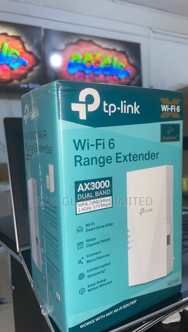 Tp-link Re700x Dual Band Wifi 6 Ax3000 Range Extender · Photo 1