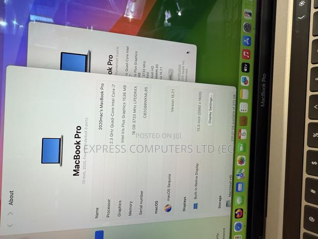 Laptop Apple MacBook Pro 2020 16GB Intel Core I7 SSHD (Hybrid) 512GB · Photo 4