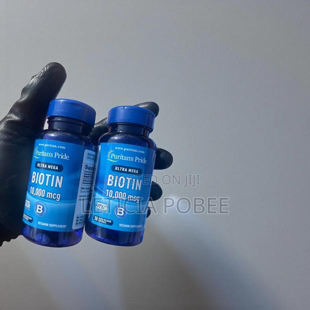 Puritan’S Pride Ultra Mega Biotin10,000mcg—Premium Hair Nail Support · Photo 1
