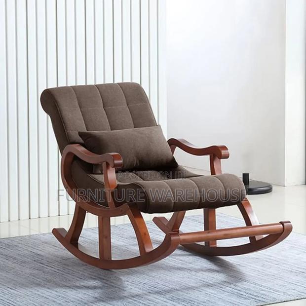 Adult Solid Wood Rocking Chair · Photo 1