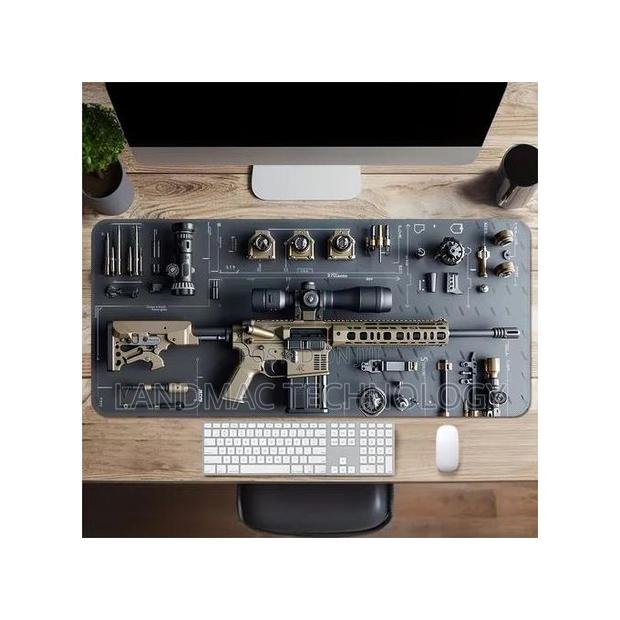 Gaming Gun Parts Assembly Large Mouse Pad Xxl Desk Mat · Photo 1