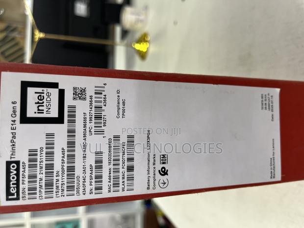 New Laptop Lenovo ThinkPad E14 Gen 6 8GB Intel Core Ultra 5 SSD 512GB · Photo 3
