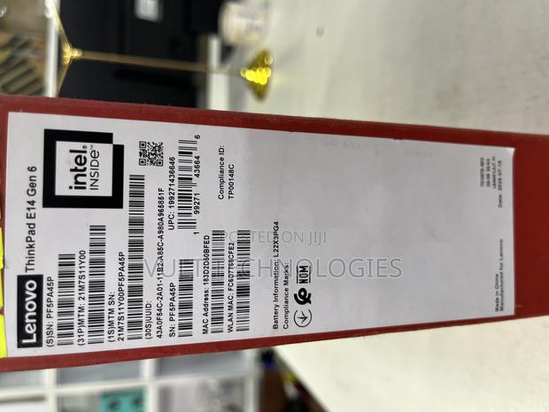New Laptop Lenovo ThinkPad E14 Gen 6 8GB Intel Core Ultra 5 SSD 512GB · Photo 1