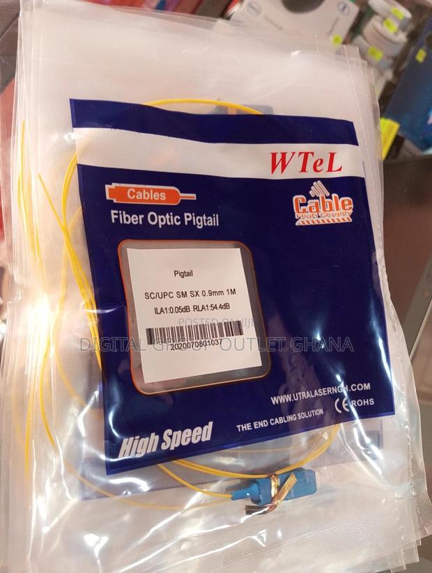 Fiber Optic Pigtail - High Speed Transmission · Photo 1