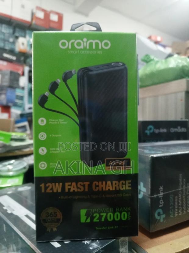 Oraimo 12w Fast Charge 27000mah Power Bank · Photo 2