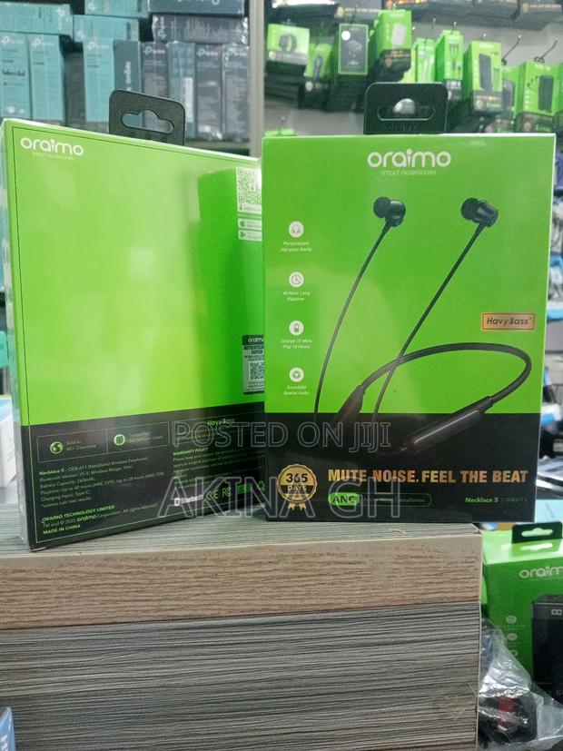 Oraimo Necklace 5 Oeb-611with Active Noise Cancellation Anc · Photo 1
