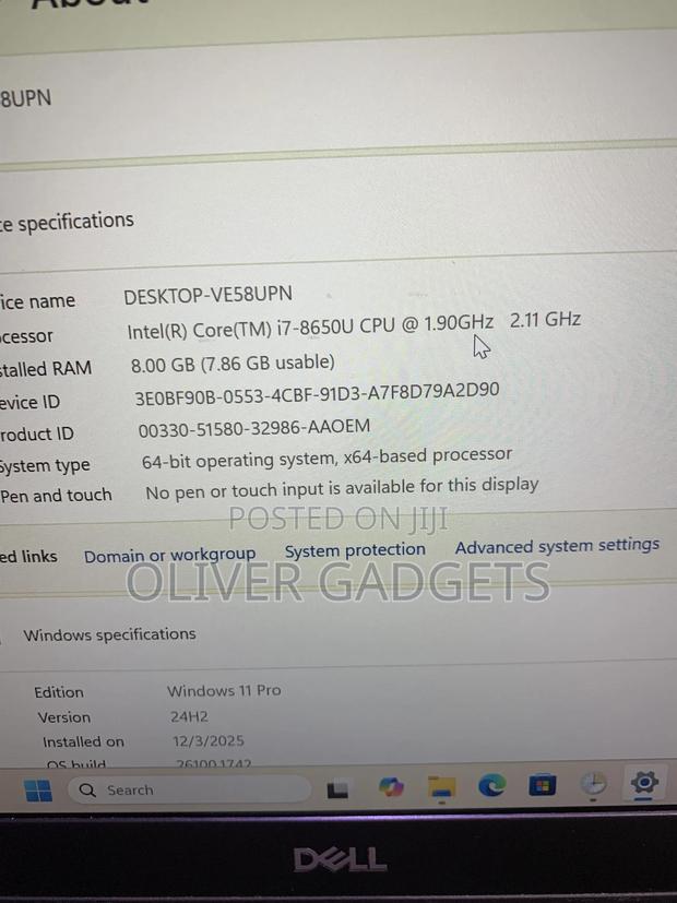 Laptop Dell Latitude 5490 8GB Intel Core I7 SSD 256GB · Photo 8