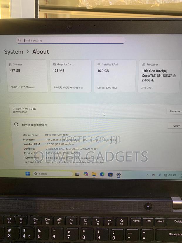 Laptop Lenovo ThinkPad T14 16GB Intel Core i5 SSD 512GB · Photo 6
