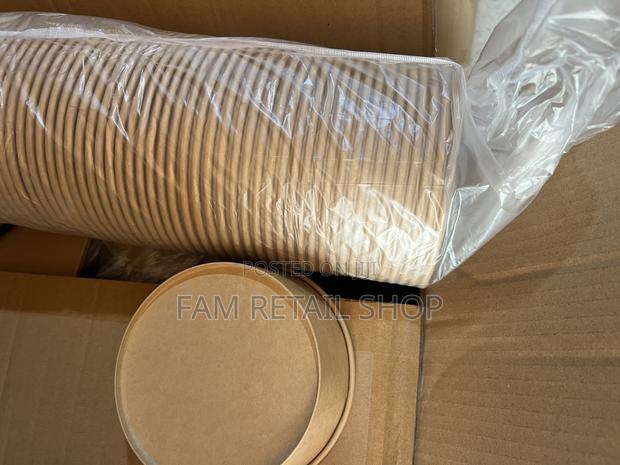 Kraft Paper Bowl + Lid(3 Sizes Available!) for Salad, Noodle, Rice Etc · Photo 2