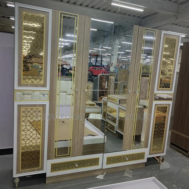 Bedroom Complete Set, Bedframe, Dresser, Wardrobe, Bedside Nightstand · Photo 2
