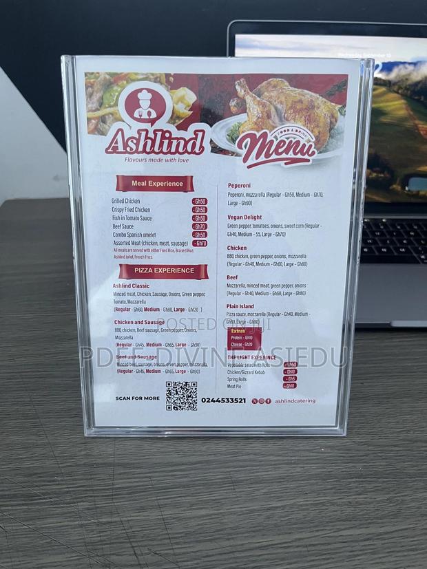 Table Talkers Qr Code Acrylic Sign Stand · Photo 3