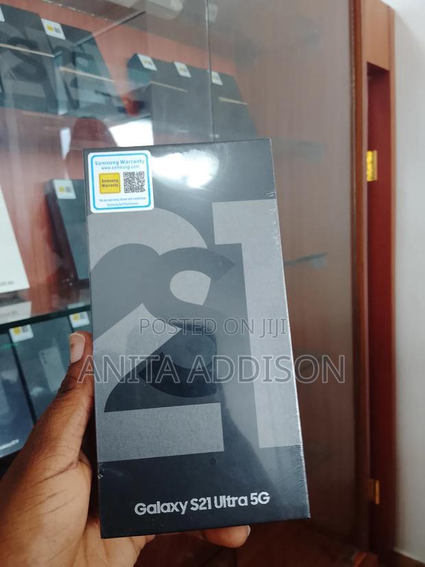 New Samsung Galaxy S21 Ultra 5G 128 GB Black · Photo 1