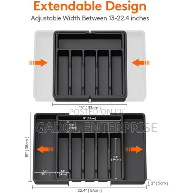 Kitchen Drawer Cutlery Organizer Expandable · Photo 2