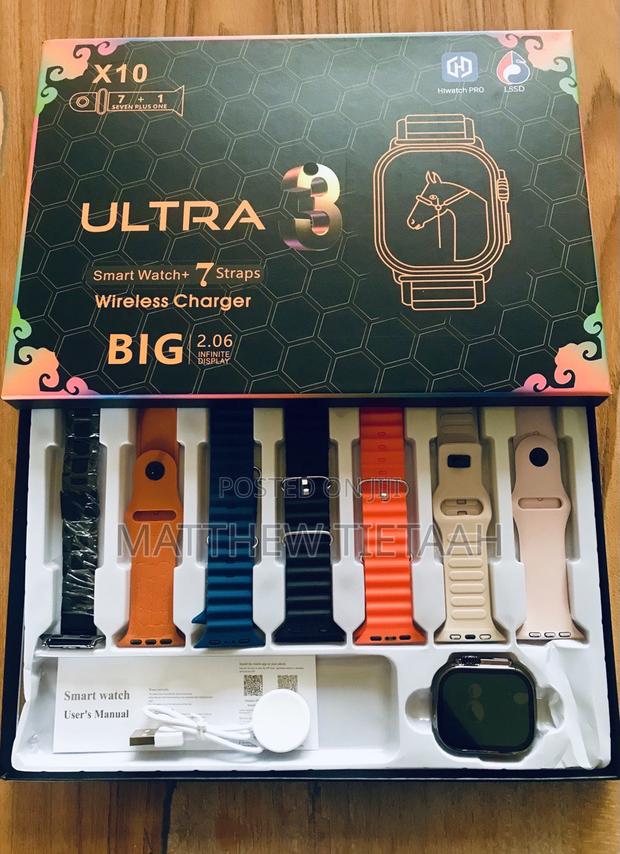 Smart Watch/ Smartwatch/ Watch/ Watches/ Bluetooth / Apple/ 7 Straps · Photo 2