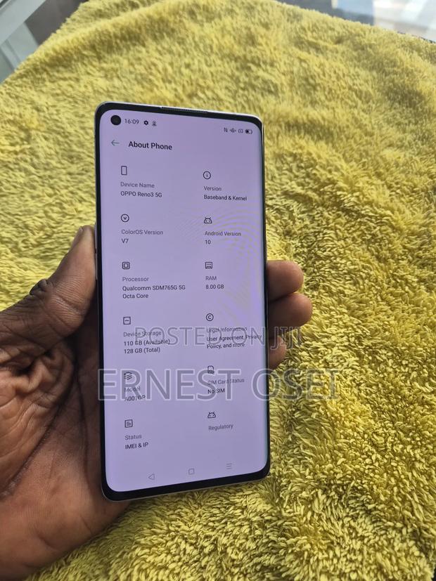 New Oppo Reno 3 128 GB Silver · Photo 1