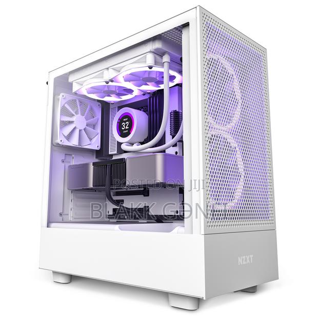 NZXT H5 Flow 2022 White Gaming Case · Photo 1