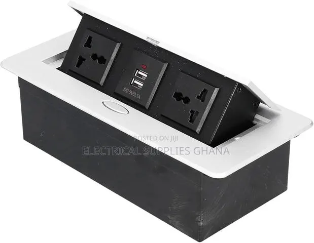 Floor Socket With Usb Charging Port Power Outlet for Office Use · Photo 1