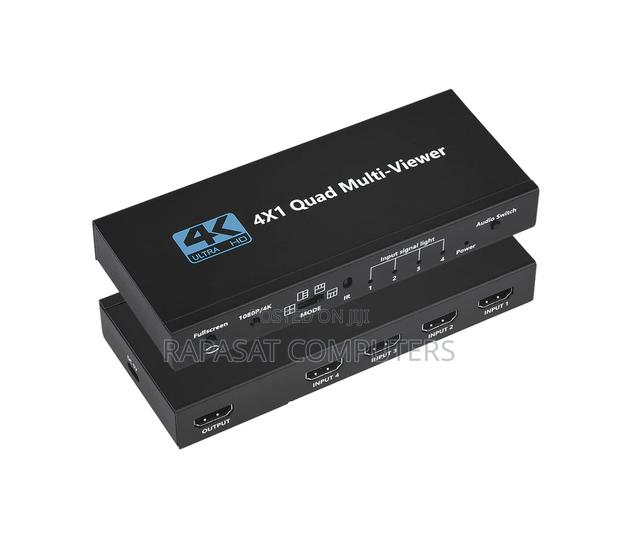 Hdmi Multiviewer Switch Quad 4-In, 1-Out · Photo 1